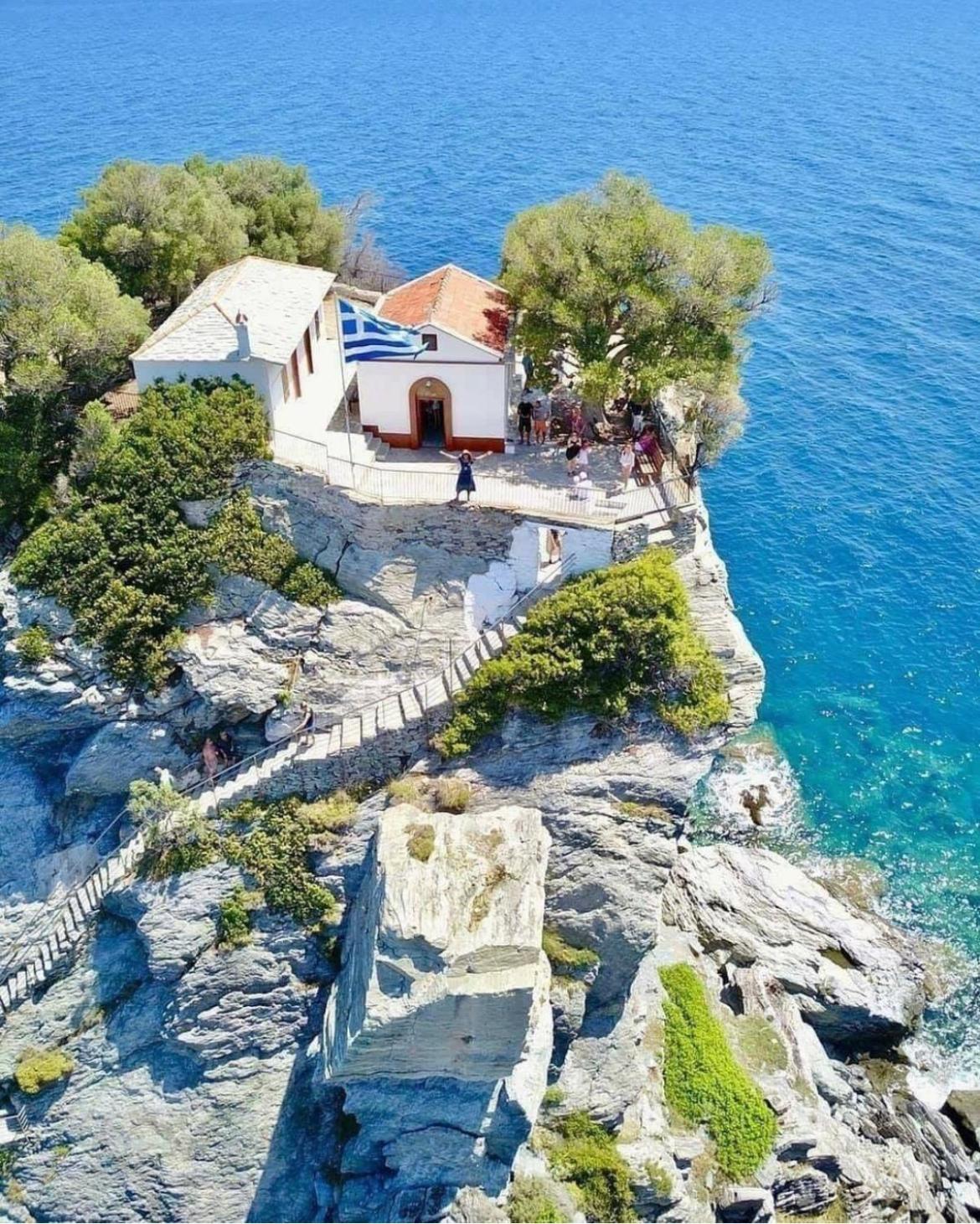 Romantic Lemonia Cottage Skopelos Town Bagian luar foto